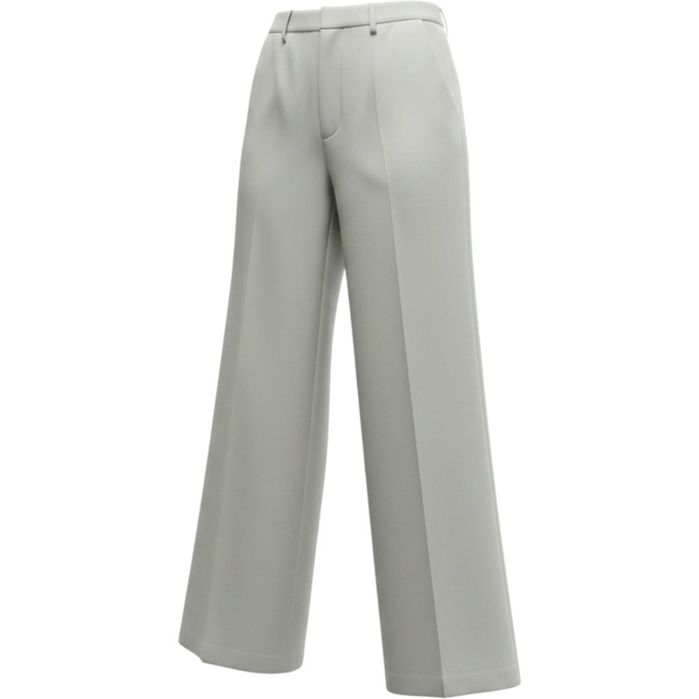 Avec Les Filles Womens Wide Leg High Waist Trousers Sage Green Size 8